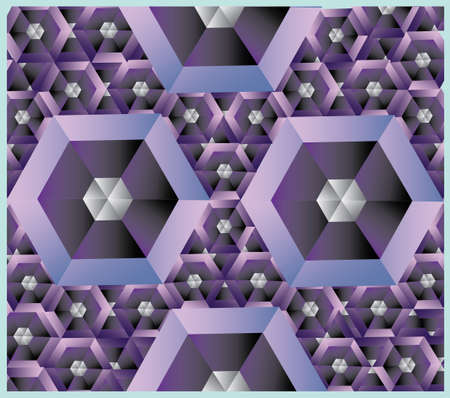 background ornament in the form of a beautiful honeycomb