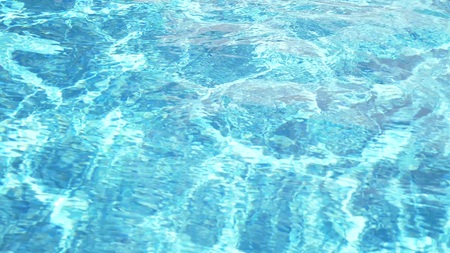 Sunny pool Water background. transparent beautiful blue water. desktop wallpapers.の写真素材