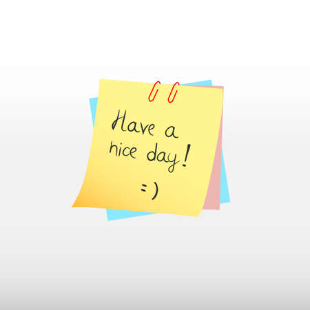 Have a nice day message.の写真素材