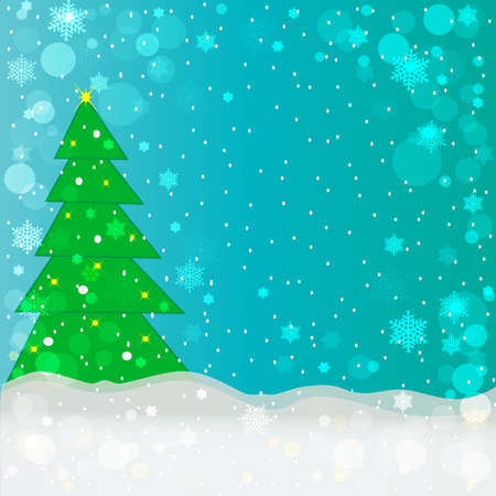 Christmas and New Year blue color background.の写真素材