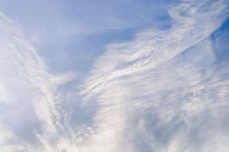 blue sky and rolling cloudの写真素材