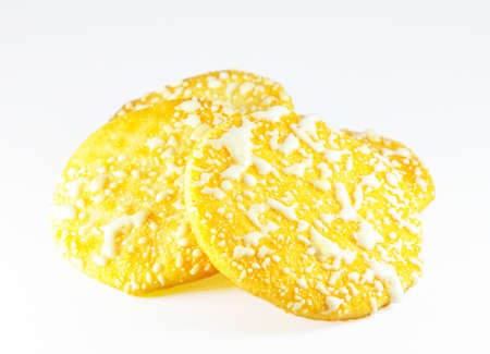 biscuit coated by sugarの写真素材