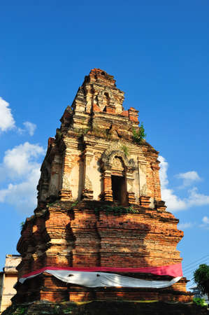 Old stupa of Chiangmai, Thailandのeditorial素材