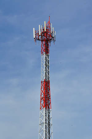 Broadcasting antenna postの写真素材