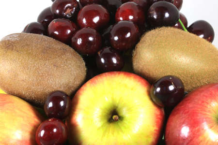 photo of an assortment of tasty fruitの写真素材