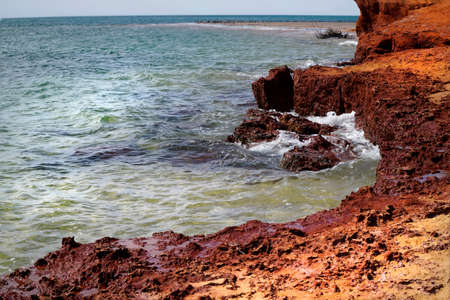 Cape Peron National Park in Western Australia.The cape is noted for its protected beaches, limestone cliffs, reefs and panoramic views.の写真素材