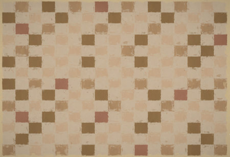 Old paper background with brown squares.  illustration for your design.