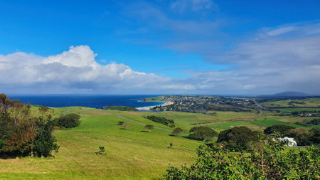 Gerroa is a coastal town near Kiama, in the Illawarra region of New South Wales, Australia just south of Sydney.の写真素材