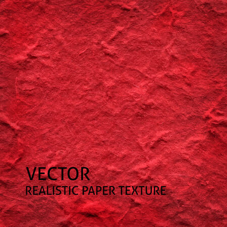 Red textured paper vector background. Grunge paper texture.のイラスト素材