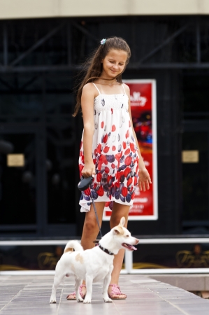 Girls posing in a good mood the photographerの写真素材