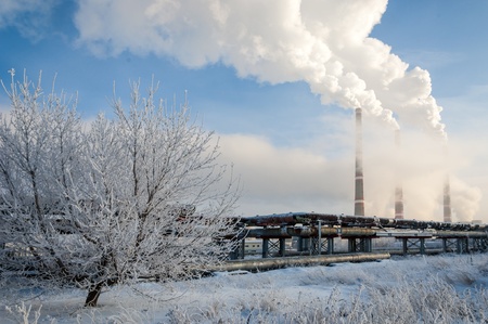 Central Electric Heat CHPの写真素材