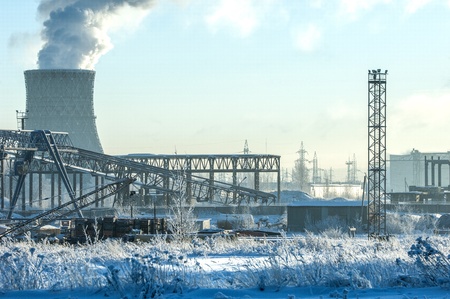 Central Electric Heat CHPの写真素材