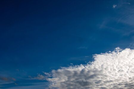 Clouds in the sky photographed