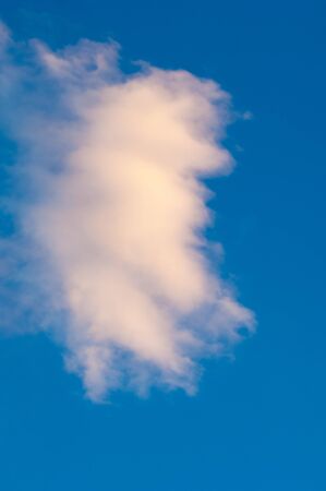 Clouds in the sky photographed