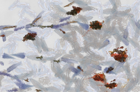 Painted on canvas texture   art Colors   the feel, appearance, or consistency of a surface or a substance  the feel, appearance, or consistency of a surface or a substance の写真素材