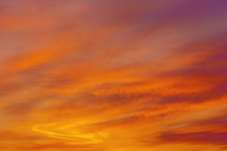 Clouds in the sky photographed