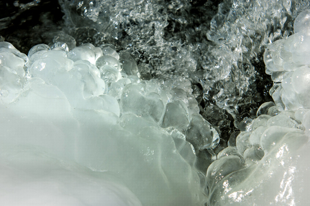 texture Ice. structure, building, construction, fabric, state, texture.  the feel, appearance, or consistency of a surface or a substance.の写真素材