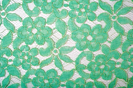 Texture. lace on the fabric. Photo lace fabric produced in the studioの写真素材
