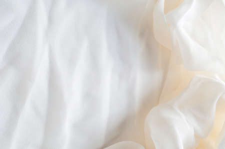 tissue, textile, cloth, fabric, material, texture. Fabric photographed in the studioの写真素材