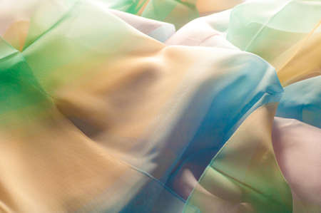 Fabric texture.   tissue, textile, cloth,  material, woven. Photos shot in studio. cloth, typically produced by weaving or knitting textile fibers.の写真素材