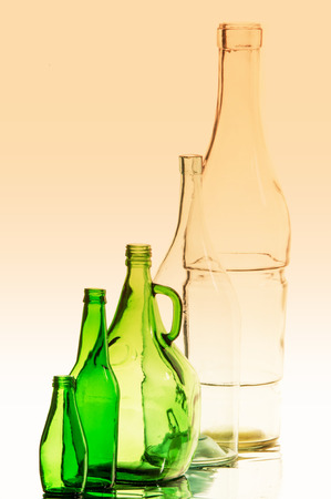 bottles texture. Bottles photographed in the studioの写真素材