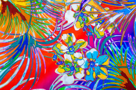 fabric, material, texture. Fabric photographed in the studioの写真素材