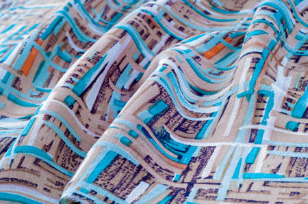 fabric, material, texture. Fabric photographed in the studioの写真素材