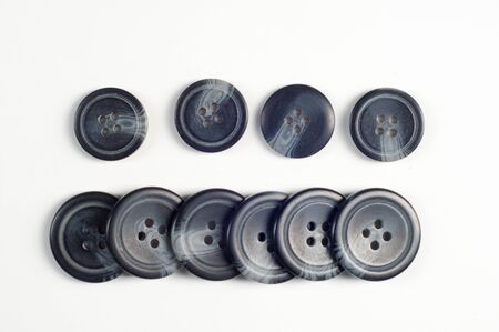 buttons photographed in studioの写真素材