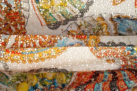  Cotton Lace. tissue, textile, cloth, fabric, material, texture  Photography Studioの写真素材
