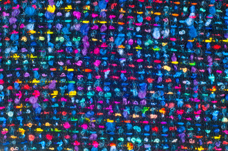 Woven fabrics of coarse thread. tissue, textile, cloth, fabric, material, texture. cloth, typically produced by weaving or knitting textile fibers.の写真素材