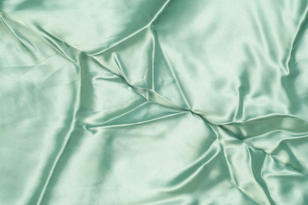 Fabric colors green, patterned. Photography Studioの写真素材