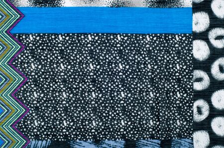 Fabric silk texture with geometric shapes. Photography Studio