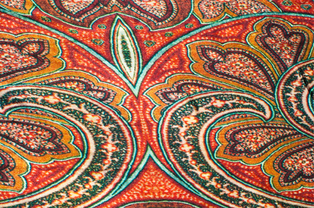 Fabric silk texture, color, abstraction. 