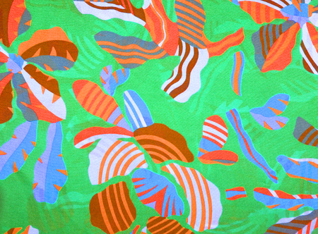 Fabric texture palm.