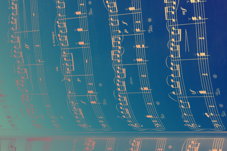 Naberezhnye Chelny Tatarstan Russia 07. 04. 2015 Note music. In music a note is a small bit of sound similar to a syllable in speaking a languageのeditorial素材