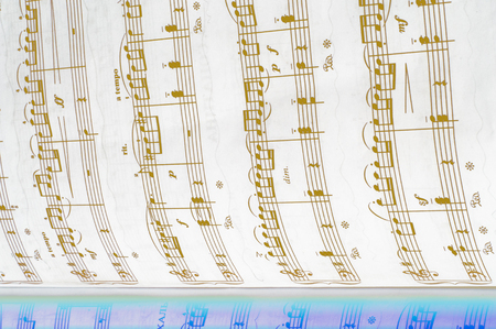 Naberezhnye Chelny, Tatarstan, Russia, 07. 04. 2015,  Note (music). In music, a note is a small bit of sound, similar to a syllable in speaking a languageのeditorial素材