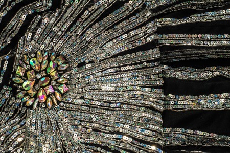 Fabric texture sequined.  jeweled, spangly, beadyの写真素材