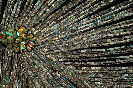 Fabric texture sequined.  jeweled, spangly, beadyの写真素材