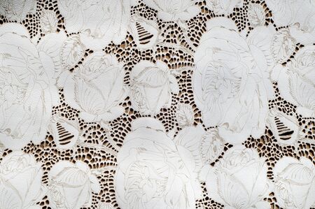 the texture of the skin with embossed floral pattern. abstract vintage leather floral pattern....