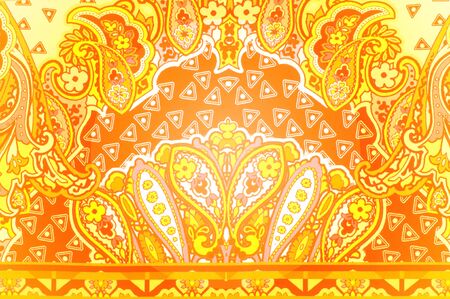 fabric silk texture. Byzantine silk is silk woven in the Byzantine Empire (Byzantium)の写真素材