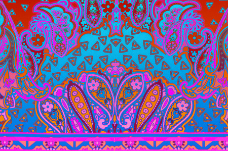 fabric silk texture. Byzantine silk is silk woven in the Byzantine Empire (Byzantium)の写真素材