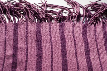 Wool fabric texture striped scarf