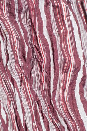 Wool fabric texture striped scarfの写真素材