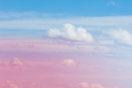 The texture of clouds. the feel, appearance, or consistency of a surface or a substance. cloud, in the clouds, above the clouds, dark clouds, scattered clouds, storm clouds, pink clouds, sunset cloudsの写真素材
