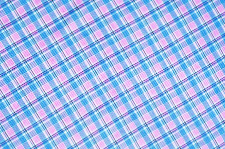 Texture of cotton cloth white with blue circlesの写真素材