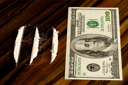  a highly addictive analgesic drug derived from morphineの写真素材