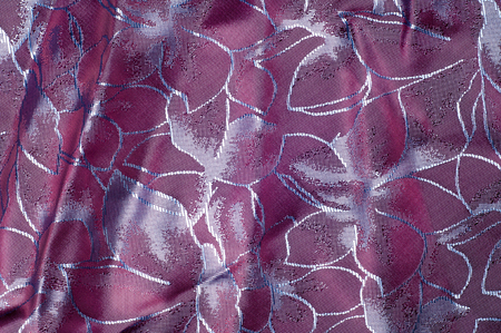 texture, background, fabric. With floral patterns. pink colour