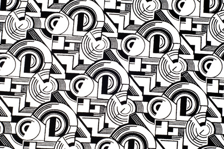 Fabric, texture, background. Cotton products, with a geometric pattern on a white background