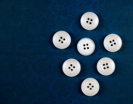 buttons. Various sewing buttons. Sewing buttons, Plastic buttons, Colorful buttons background, Buttons close up, Buttons background, Buttons on white backgroundの写真素材