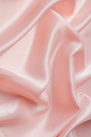 Fabric silk texture pink. rose-color, rose-colour, rose.の写真素材